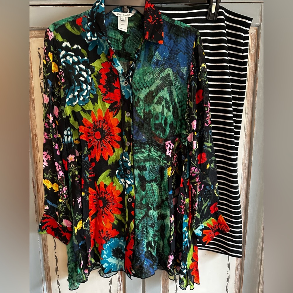 John Mark Multi Colored Top